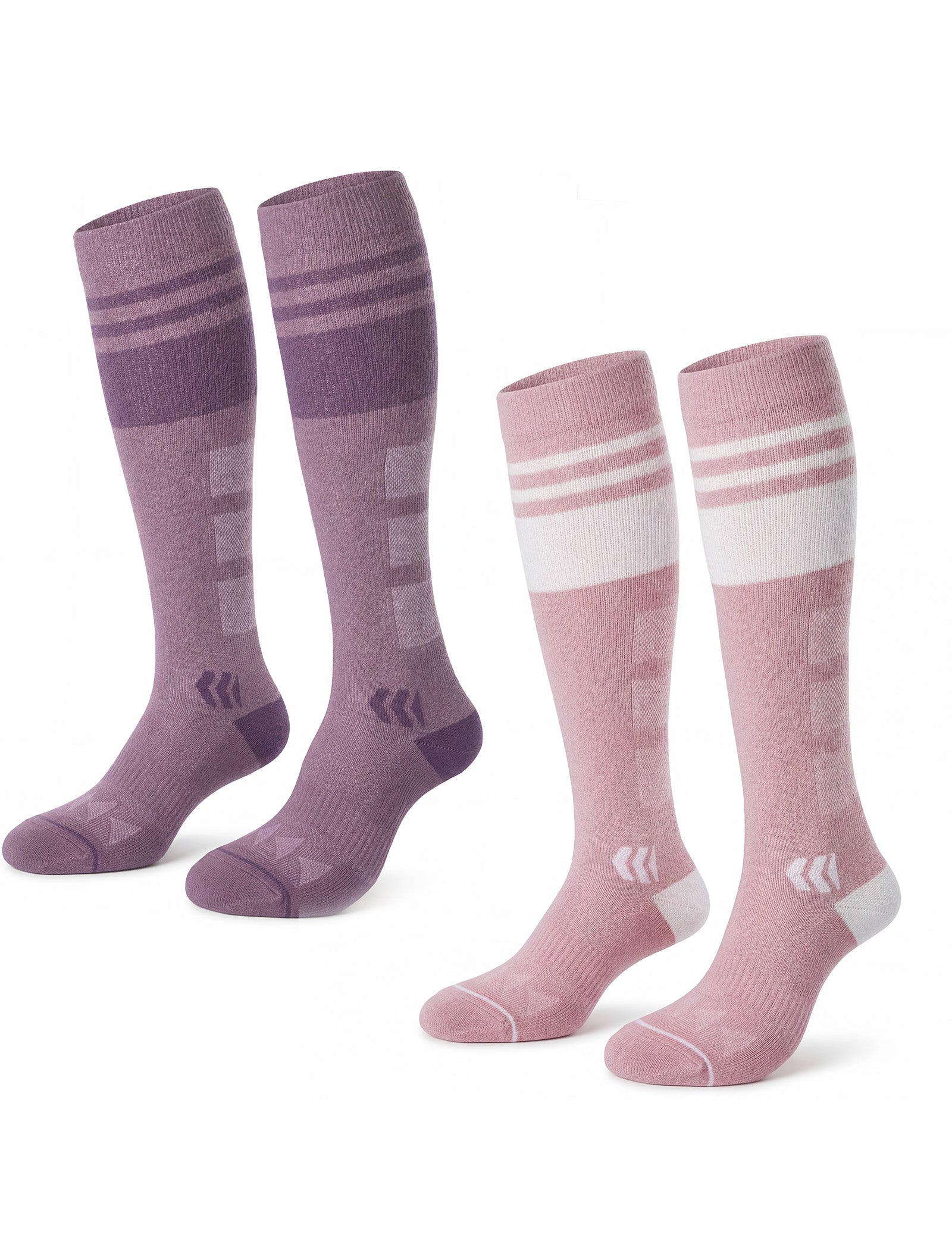 Momcozy Wide Calf Compression Socks 20-30mmHg for Sports 2 Pairs JFWX